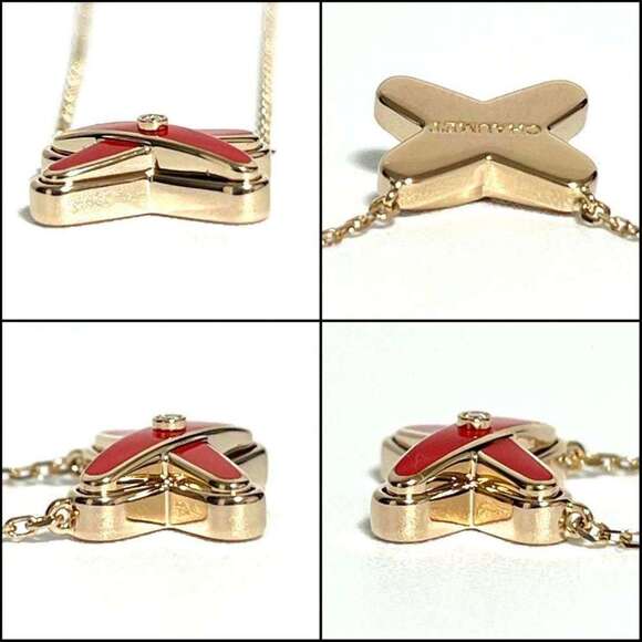 CHAUMET Rose Gold Diamond Necklace - Picture 6 of 10